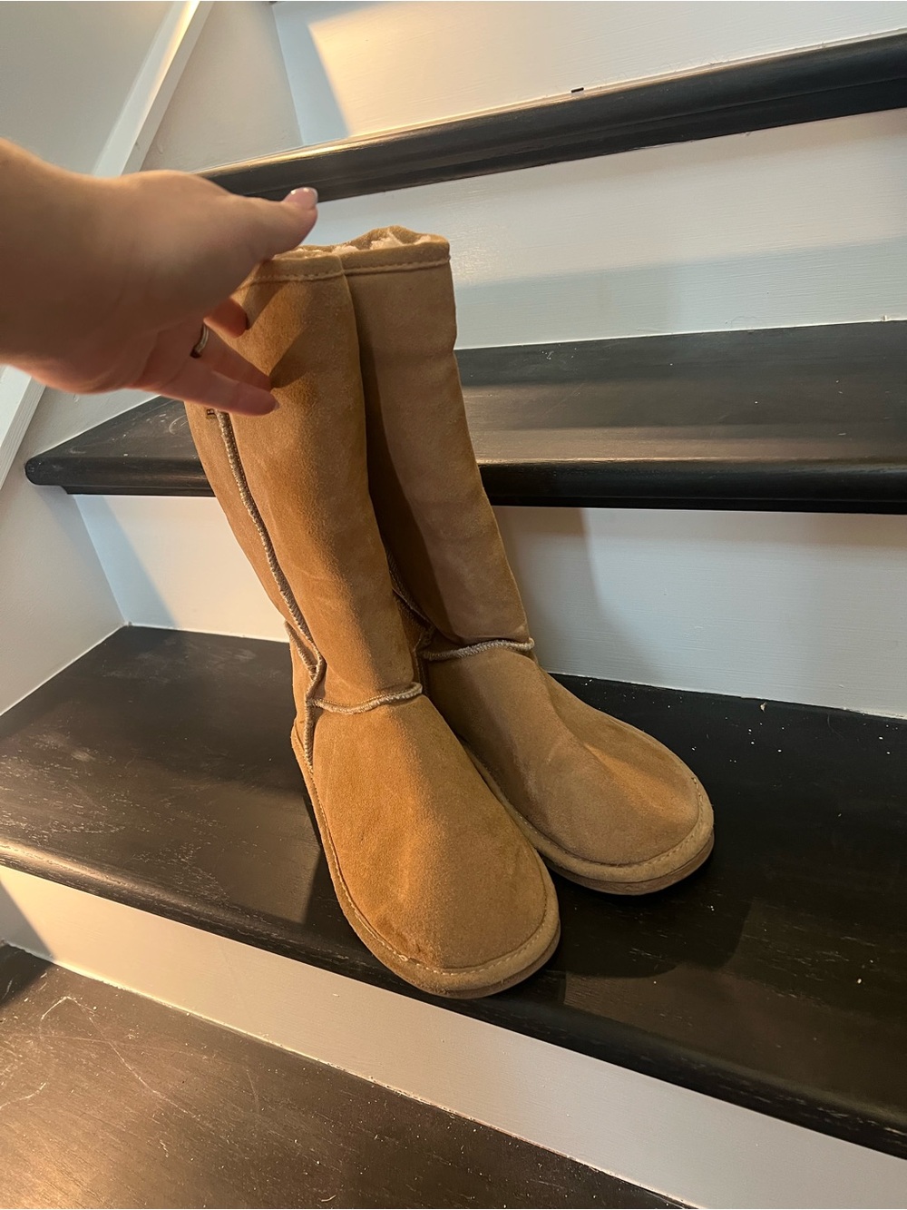 Bjorndal Tall Shearling Winter Boots - Tan
